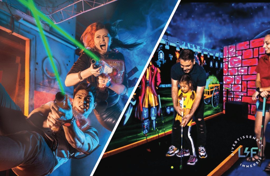 Combo Laser Tag et Mini Golf